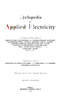 Cyclopedia of Applied Electricity 10467860